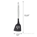 Utensílio de cozinha de turner com fenda de silicone